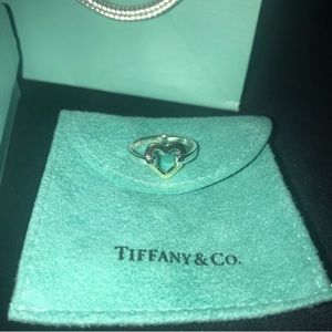 Tiffany & Co Two-tones gold/silver Heart Ring